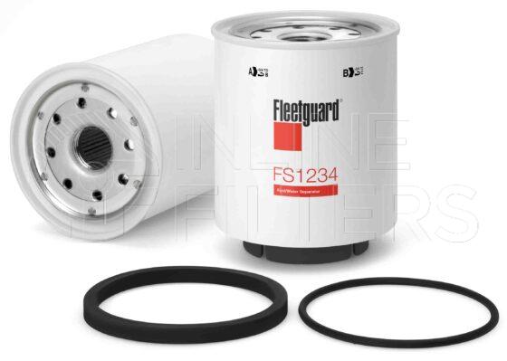 Fleetguard FS1234. Fuel Filter Product – Brand Specific Fleetguard – Spin On Product Fleetguard filter product Fuel Filter. For Service Part use 3831871S. Main Cross Reference is Racor R26T. Emulsified Water Separation: 0 % (0 %). Free Water Separation: 0 % (0 %). Efficiency TWA by SAE J 1985: 0 % (0 %). Micron Rating by SAE […]