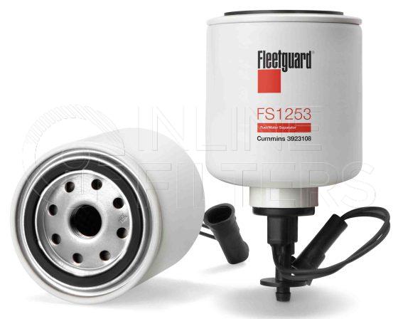 Fleetguard FS1253V. Fuel Filter Product – Brand Specific Fleetguard – Spin On Product Fleetguard filter product Fuel Filter. For Upgrade use FS19519V. For Service Part use 3831852S. Main Cross Reference is Chrysler Dodge 4762032. Emulsified Water Separation: 90 % (90 %). Free Water Separation: 97 % (97 %). Efficiency TWA by SAE J 1985: 96 % (96 […]