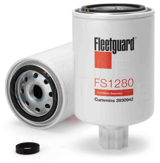 Fleetguard FS1280. Fuel Filter Product – Brand Specific Fleetguard – Spin On Product Fleetguard filter product Fuel Filter. For Non Separator version use FF5285. Main Cross Reference is Cummins 3890706. Emulsified Water Separation: 90 % (90 %). Free Water Separation: 90 % (90 %). Efficiency TWA by SAE J 1985: 96 % (96 %). Micron Rating by […]