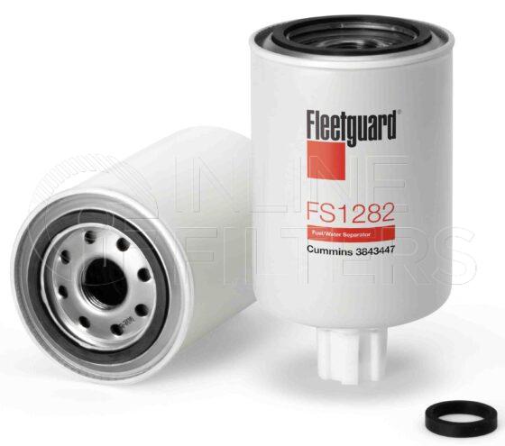 Fleetguard FS1282. Fuel Filter Product – Brand Specific Fleetguard – Spin On Product Fleetguard filter product Fuel Filter. Main Cross Reference is Cummins 3843447. Emulsified Water Separation: 90 % (90 %). Free Water Separation: 90 % (90 %). Efficiency TWA by SAE J 1985: 96 % (96 %). Micron Rating by SAE J 1985: 20 micron (20 […]