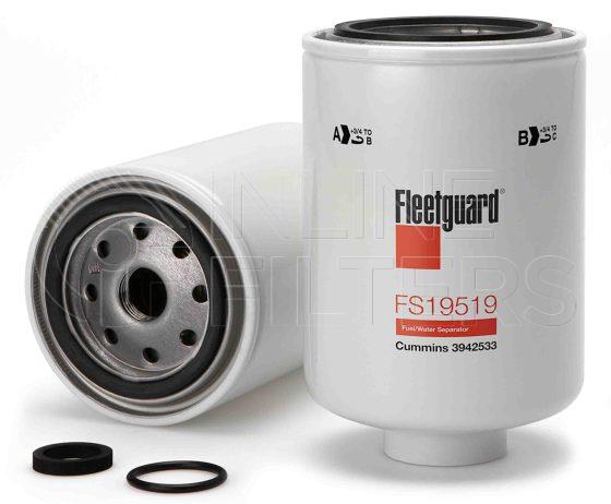 Fleetguard FS19519. Fuel Filter Product – Brand Specific Fleetguard – Spin On Product Fleetguard filter product Fuel Filter. For Standard version use FS1253. For Service Part use 3894967S. Main Cross Reference is Case IHC J942533. Emulsified Water Separation: 95 % (95 %). Free Water Separation: 95 % (95 %). Efficiency TWA by SAE J 1985: 98.7 % […]