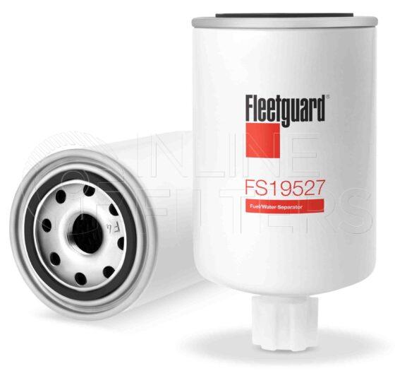 Fleetguard FS19527. Fuel Filter. Main Cross Reference is Scania 1350734. Fleetguard Part Type: FS.