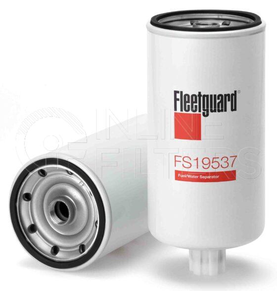 Fleetguard FS19537. Fuel Filter Product – Brand Specific Fleetguard – Spin On Product Fleetguard filter product Fuel Filter. For Non Separator version use FF5381. Main Cross Reference is Mack 483GB472M. Fleetguard Part Type FS_SPIN