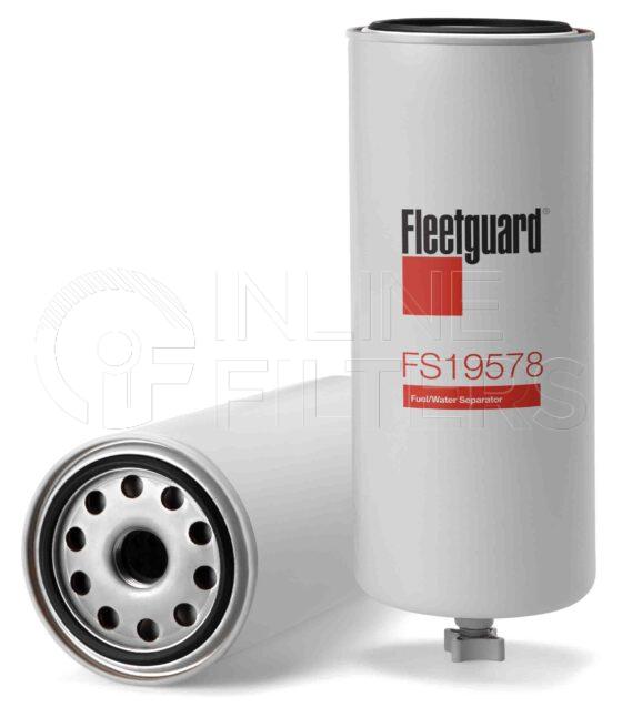 Fleetguard FS19578. Details: Main Cross Reference is Racor B32006. Fleetguard Part Type FS_CART.