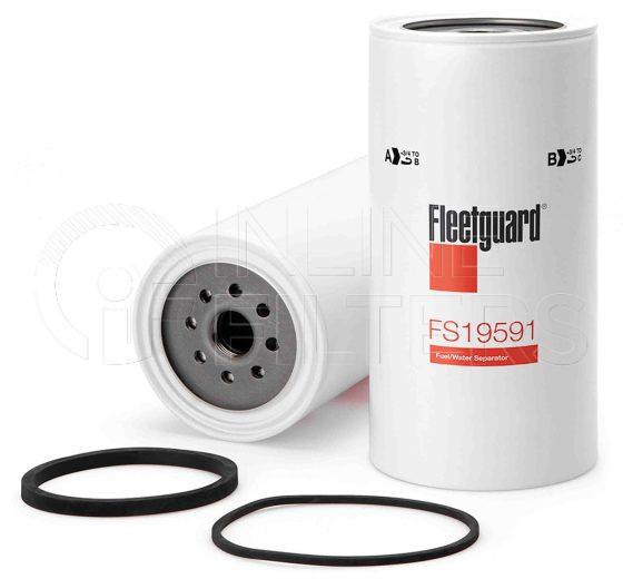 Fleetguard FS19591. Fuel Filter Product – Brand Specific Fleetguard – Spin On Product Fleetguard filter product Fuel Filter. For Service Part use 3957279S. Main Cross Reference is Caterpillar 1335673. Emulsified Water Separation: 96 % (96 %). Free Water Separation: 100 % (100 %). Efficiency TWA by SAE J 1985: 98 % (98 %). Micron Rating by SAE […]