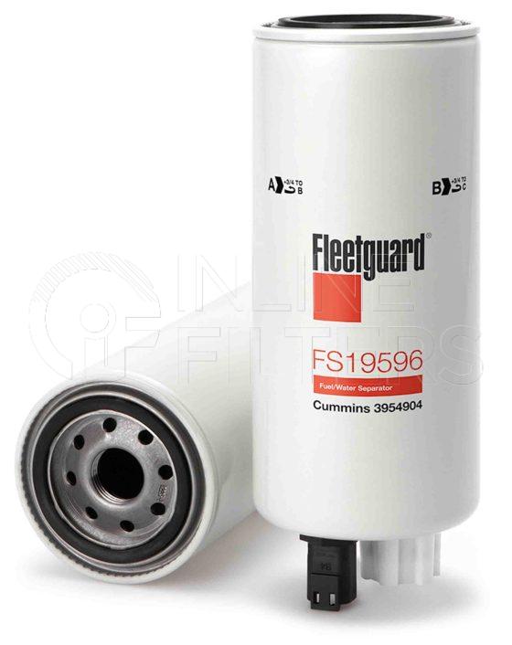 Fleetguard FS19596. Fuel Filter Product – Brand Specific Fleetguard – Spin On Product Fleetguard filter product Fuel Filter. For Housing use 3930885. For Standard version use FS1003. Main Cross Reference is Cummins 3954891. Emulsified Water Separation: 95 % (95 %). Free Water Separation: 95 % (95 %). Efficiency TWA by SAE J 1985: 98.7 % (98.7 %). […]