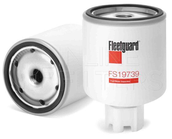 Fleetguard FS19739. Fuel Filter. Main Cross Reference is Vetus STM3690. Fleetguard Part Type: FS_SPIN.