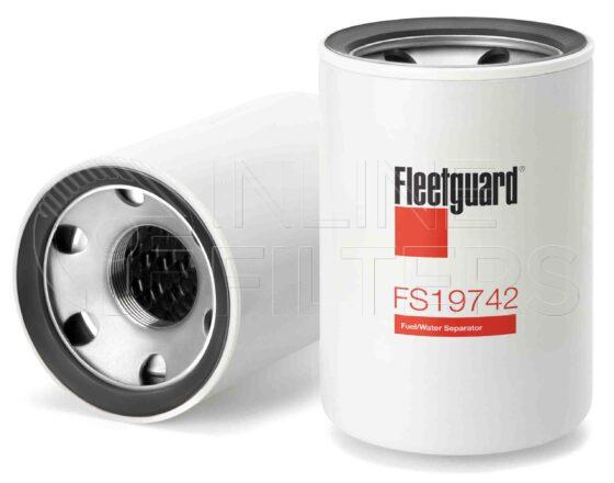 Fleetguard FS19742. Fuel Filter Product – Brand Specific Fleetguard – Spin On Product Fleetguard filter product Fuel Filter. Main Cross Reference is Cim Tek 70060. Fleetguard Part Type: FS_SPIN. Comments: Fuel Pump Applications