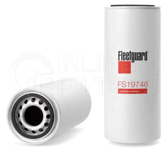 Fleetguard FS19746. Fuel Filter Product – Brand Specific Fleetguard – Spin On Product Fleetguard filter product Fuel Filter. Main Cross Reference is Cim Tek 70061. Fleetguard Part Type: FS_SPIN. Comments: Fuel Pump Applications