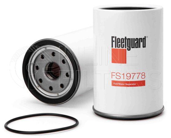 Fleetguard FS19778. Fuel Filter Product – Brand Specific Fleetguard – Spin On Product Fleetguard filter product Fuel Filter. Main Cross Reference is Racor R25T. With Water in Fuel Sensor: No. Flow Direction: Inside Out. Fleetguard Part Type: FS_SPIN