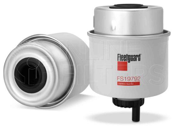 Fleetguard FS19792. Fuel Filter. Main Cross Reference is New Holland 87801434. Fleetguard Part Type: FS.