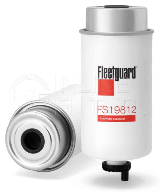Fleetguard FS19812. Fuel Filter Product – Brand Specific Fleetguard – Spin On Product Fleetguard filter product Fuel Filter. Main Cross Reference is Stanadyne 32243. Flow Direction: Inside Out. Fleetguard Part Type: FS_CART