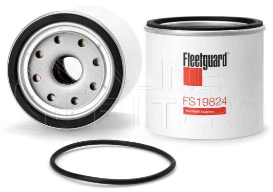 Fleetguard FS19824. Fuel Filter Product – Brand Specific Fleetguard – Spin On Product Fleetguard filter product Fuel Filter. Main Cross Reference is Racor R15P. With Water in Fuel Sensor: No. Flow Direction: Inside Out. Fleetguard Part Type: FS_CART