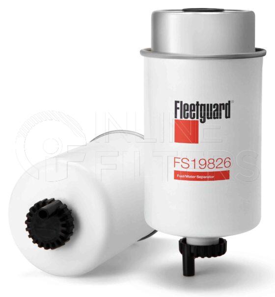 Fleetguard FS19826. Fuel Filter Product – Brand Specific Fleetguard – Spin On Product Fleetguard filter product Fuel Filter. Main Cross Reference is Sisu 836862600. Flow Direction: Outside In. Fleetguard Part Type: FS_CART