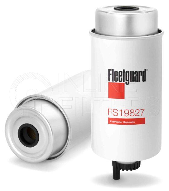 Fleetguard FS19827. Fuel Filter. Main Cross Reference is Renault 6005028152. Fleetguard Part Type: FS_CART.