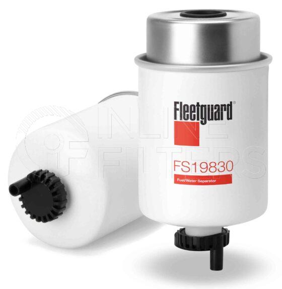 Fleetguard FS19830. Fuel Filter. Main Cross Reference is Renault 6005028153. Fleetguard Part Type: FS_CART.