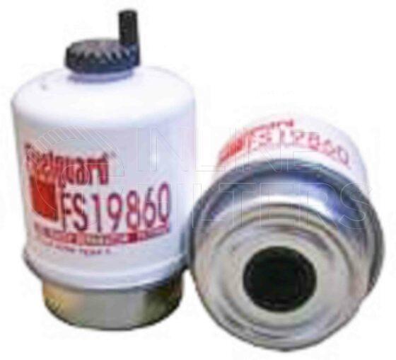 Fleetguard FS19860. Fuel Filter Product – Brand Specific Fleetguard – Spin On Product Fleetguard filter product Fuel Filter. Main Cross Reference is Caterpillar 1561200. Flow Direction: Outside In. Fleetguard Part Type: FS_SPIN. Comments: Caterpillar Excavators 301.5 and 302.5 Use the FS19621 for the North American Market per CH 6 20 17