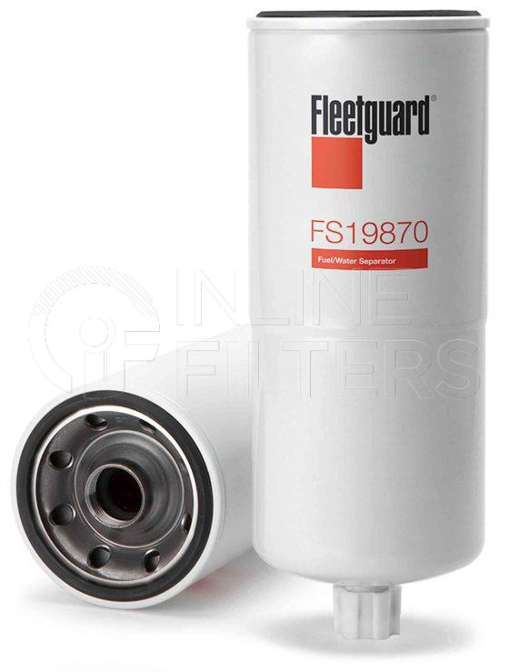 Fleetguard FS19870. Fuel Filter Product – Brand Specific Fleetguard – Spin On Product Fleetguard filter product Fuel Filter. For Standard version use FS1006. Main Cross Reference is Komatsu 6003113110. Emulsified Water Separation: 95 % (95 %). Free Water Separation: 95 % (95 %). Efficiency TWA by SAE J 1985: 88 % (88 %). Micron Rating by SAE […]