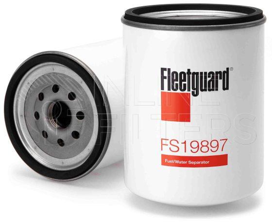 Fleetguard FS19897. Fuel Filter. Main Cross Reference is Yanmar 12065155020. Fleetguard Part Type: FS_SPIN.