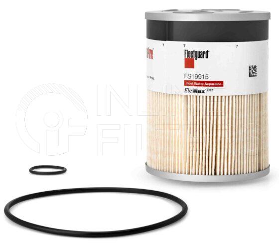 Fleetguard FS19915. Fuel Filter Product – Brand Specific Fleetguard – Spin On Product Fleetguard filter product Fuel Filter. Main Cross Reference is Alliance ABPN10GFS19915. Fleetguard Part Type: FS. Comments: Freightliner Applications DD15 engine