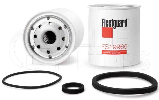 Fleetguard FS19965. Fuel Filter. Main Cross Reference is Vauxhall GM 12542374. Fleetguard Part Type: FS.