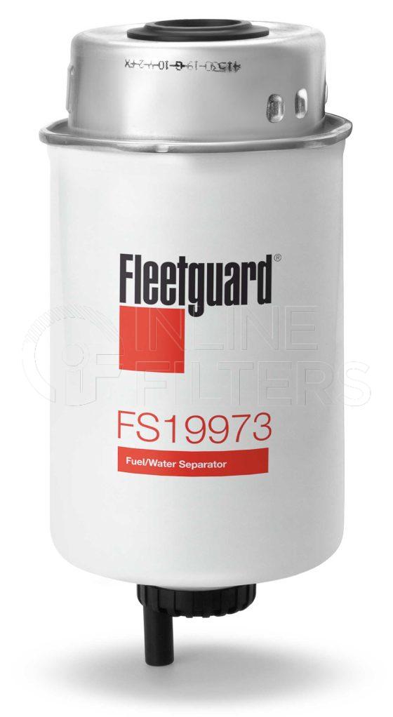 Fleetguard FS19973. Fuel Filter. Main Cross Reference is Sisu 836867591. Fleetguard Part Type: FS_CART.