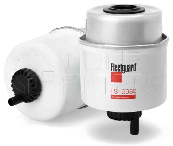 Fleetguard FS19980. Fuel Filter Product – Brand Specific Fleetguard – Spin On Product Fleetguard filter product Fuel Filter. Main Cross Reference is JCB 32925666. Emulsified Water Separation: 93. Free Water Separation: 93. Flow Direction: Inside Out. Fleetguard Part Type: FS_CART