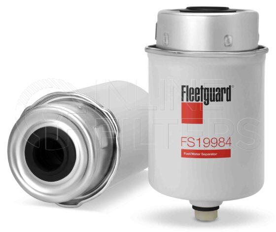 Fleetguard FS19984. Fuel Filter. Main Cross Reference is John Deere RE521248. Fleetguard Part Type: FS_CART.