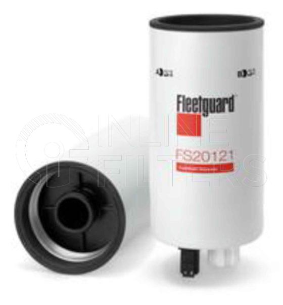 Fleetguard FS20121. Fuel Filter. Fuel Water Separator. Main Cross Reference is Cummins 5444245. Fleetguard Part Type: FS.