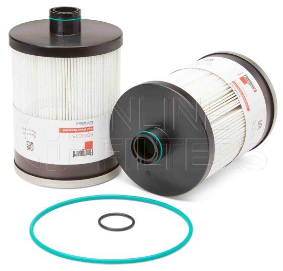 Fleetguard FS53015. FILTER-Fuel(Brand Specific) Product – Brand Specific Fleetguard – Spin On Product Fuel filter product Details For Housing use FH23900. Main Cross Reference is Davco 68001. Flow Direction Outside In. Fleetguard Part Type FS. Fuel Water Separator featuring NanoNet used on FH239 Series Industrial Pro