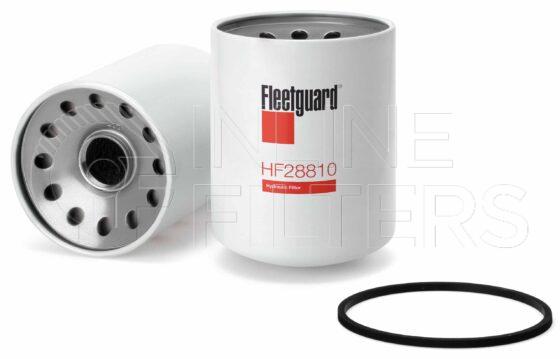 Fleetguard HF28810. FILTER-Hydraulic(Brand Specific) Product – Brand Specific Fleetguard – Spin On Product Hydraulic filter product Details Main Cross Reference is New Holland 86539970. Particle Size at Beta 75 – 16 micron (16 micron). Particle Size at Beta 200 – 19 micron (19 micron). Fleetguard Part Type HF_SPIN