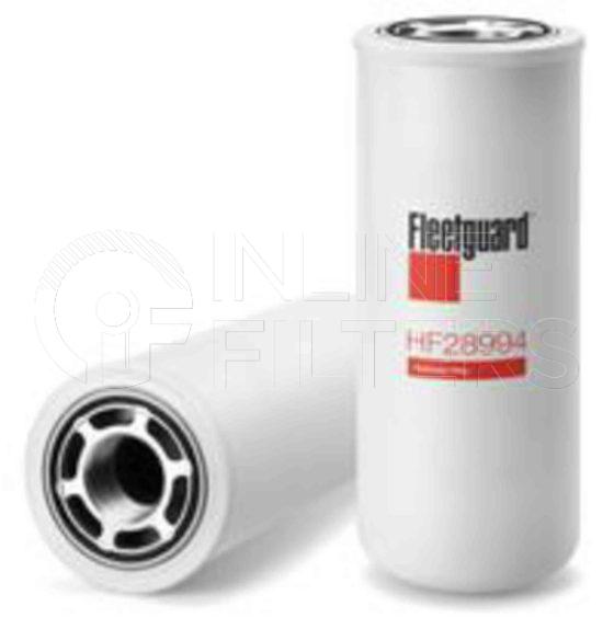 Fleetguard HF28994. Hydraulic Filter Product – Brand Specific Fleetguard – Spin On Product Fleetguard filter product Hydraulic Filter. Main Cross Reference is Baldwin BT8871MPG. Particle Size at Beta 75: 22. Fleetguard Part Type: HF_SPIN