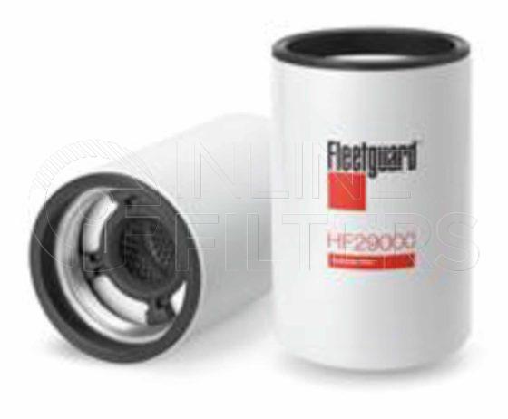 Fleetguard HF29000. Hydraulic Filter Product – Brand Specific Fleetguard – Spin On Product Fleetguard filter product Hydraulic Filter. Main Cross Reference is New Holland 86016760. Particle Size at Beta 75: 7 micron (7 micron). Particle Size at Beta 200: 10 micron (10 micron). Fleetguard Part Type: HF