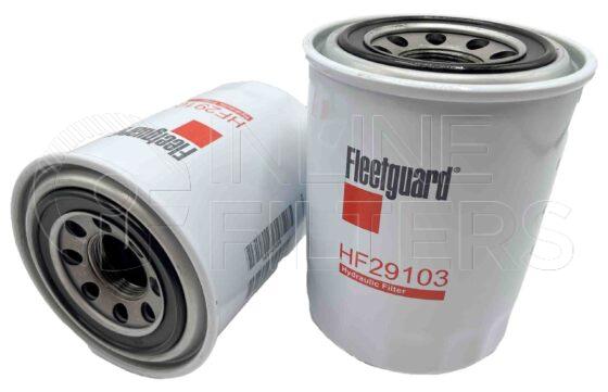 Fleetguard HF29103. Hydraulic Filter Product – Brand Specific Fleetguard – Spin On Product Fleetguard filter product