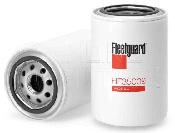 Fleetguard HF35009. Hydraulic Filter. Main Cross Reference is Baldwin BT606MPG. Fleetguard Part Type: HF_SPIN.