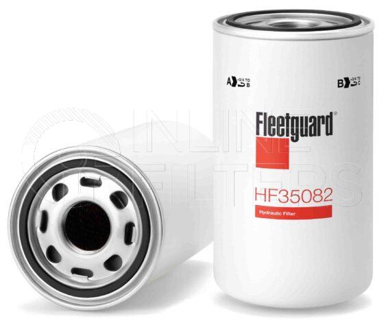 Fleetguard HF35082. Hydraulic Filter Product – Brand Specific Fleetguard – Undefined Product Fleetguard filter product Hydraulic Filter. Main Cross Reference is MP Filtri CS150P10A. Flow Direction: Outside In. Particle Size at Beta 75: 45.0 micron. Fleetguard Part Type: HF