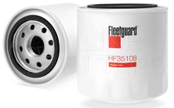 Fleetguard HF35108. Hydraulic Filter. Main Cross Reference is New Holland 86900135. Fleetguard Part Type: HF.