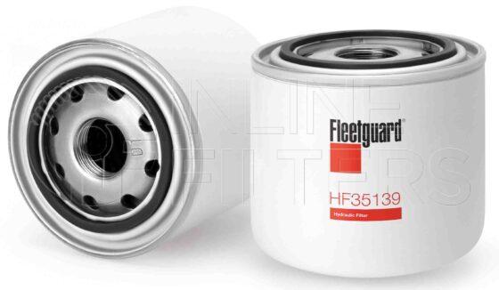 Fleetguard HF35139. Hydraulic Filter. Particle Size at Beta 75: 65 micron (65 micron). Fleetguard Part Type: HF.