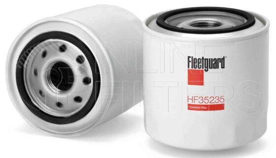 Fleetguard HF35235. FILTER-Hydraulic(Brand Specific) Product – Brand Specific Fleetguard – Undefined Product Hydraulic filter product Details Particle Size at Beta 75 – 0 micron (0 micron). Particle Size at Beta 200 – 0 micron (0 micron). Fleetguard Part Type HF. RT Crane manufactured by International Transmission