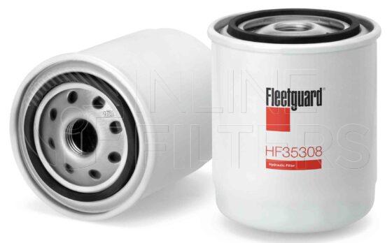 Fleetguard HF35308. Hydraulic Filter Product – Brand Specific Fleetguard – Spin On Product Fleetguard filter product Hydraulic Filter. Main Cross Reference is Kubota 6602136060. Particle Size at Beta 75: 36.6 micron (36.6 micron). Fleetguard Part Type: HF_SPIN