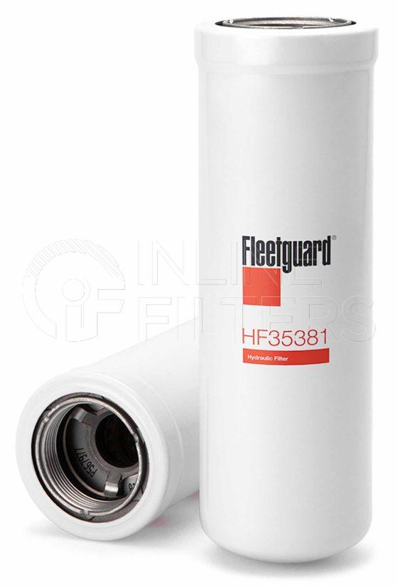 Fleetguard HF35381. Hydraulic Filter Product – Brand Specific Fleetguard – Undefined Product Fleetguard filter product Hydraulic Filter. For Upgrade use HF35453. Main Cross Reference is Caterpillar 1303212. Fleetguard Part Type HF