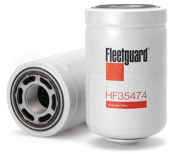 Fleetguard HF35474. Hydraulic Filter Product – Brand Specific Fleetguard – Spin On Product Fleetguard filter product Hydraulic Filter. Main Cross Reference is John Deere AL156625. Flow Direction: Outside In. Fleetguard Part Type: HF_SPIN