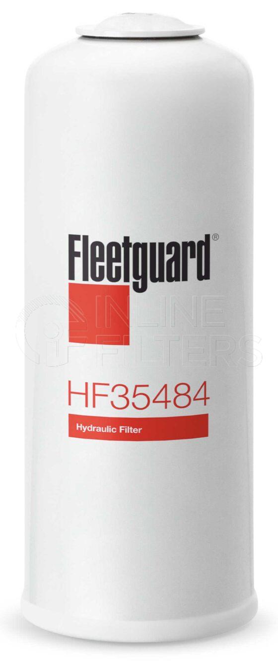 Fleetguard HF35484. Hydraulic Filter. Main Cross Reference is John Deere RE161181. Fleetguard Part Type: HF.
