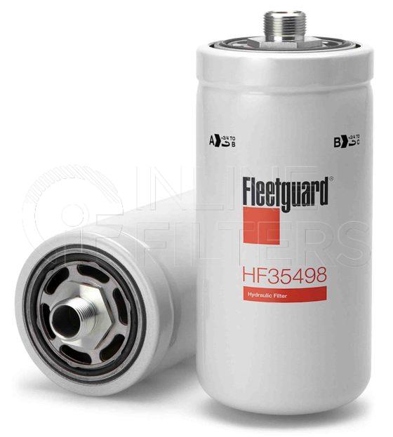 Fleetguard HF35498. Hydraulic Filter Product – Brand Specific Fleetguard – Undefined Product Fleetguard filter product Hydraulic Filter. Main Cross Reference is Case IHC 8603535. Flow Direction: Outside In. Particle Size at Beta 200: 8. Fleetguard Part Type: HF