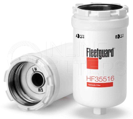 Fleetguard HF35516. Hydraulic Filter. Main Cross Reference is Hitachi 4630525. Fleetguard Part Type: HF.