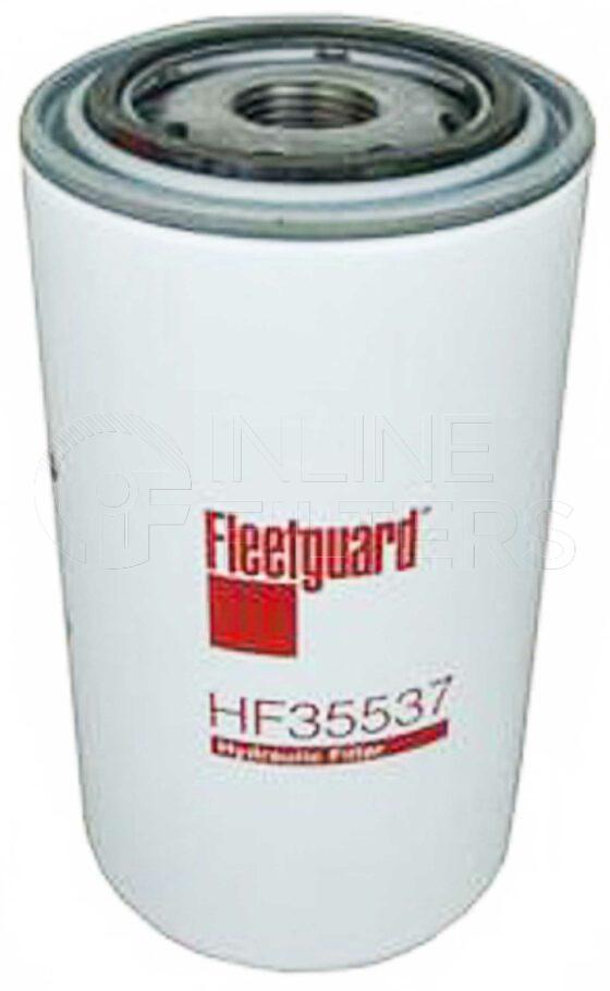 Fleetguard HF35537. Hydraulic Filter Product – Brand Specific Fleetguard – Spin On Product Fleetguard filter product Hydraulic Filter. Main Cross Reference is Fendt H395100470140. Particle Size at Beta 75: 13. Particle Size at Beta 200: 30. Fleetguard Part Type: HF_SPIN