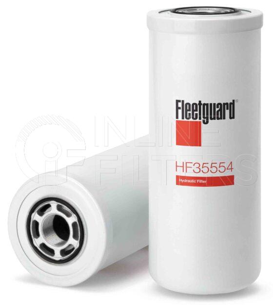 Fleetguard HF35554. Hydraulic Filter Product – Brand Specific Fleetguard – Undefined Product Fleetguard filter product Hydraulic Filter. Main Cross Reference is Caterpillar 1261818. Particle Size at Beta 75: 6. Particle Size at Beta 200: 7. Fleetguard Part Type: HF