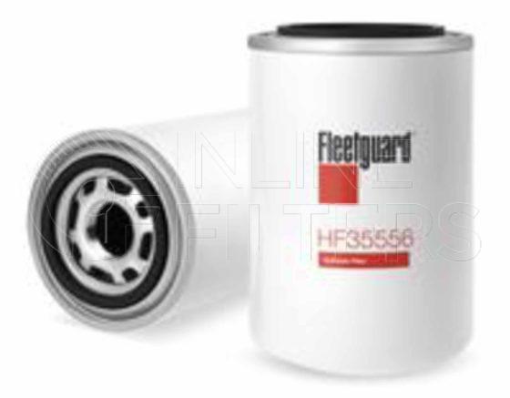 Fleetguard HF35556. FILTER-Hydraulic(Brand Specific) Product – Brand Specific Fleetguard – Undefined Product Hydraulic filter product Details Main Cross Reference is Volvo 20801559. Particle Size at Beta 75 – 10. Particle Size at Beta 200 – 11. Fleetguard Part Type HF