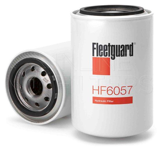 Fleetguard HF6057. Hydraulic Filter Product – Brand Specific Fleetguard – Spin On Product Fleetguard filter product Hydraulic Filter. Main Cross Reference is Buhler 2854. Particle Size at Beta 75: 0 micron (0 micron). Particle Size at Beta 200: 0 micron (0 micron). Fleetguard Part Type: HF_SPIN