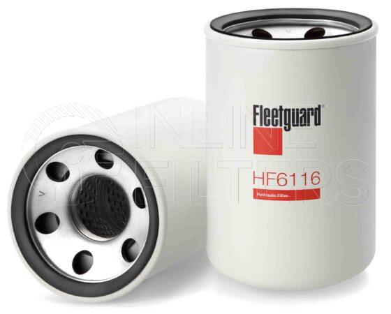 Fleetguard HF6116. FILTER-Hydraulic(Brand Specific) Product – Brand Specific Fleetguard – Undefined Product Hydraulic filter product Main Cross Reference Case IHC H335620 Details Main Cross Reference is Case IHC H335620. Particle Size at Beta 75 – 47 micron (47 micron). Particle Size at Beta 200 – 0 micron (0 micron). Fleetguard Part Type HF